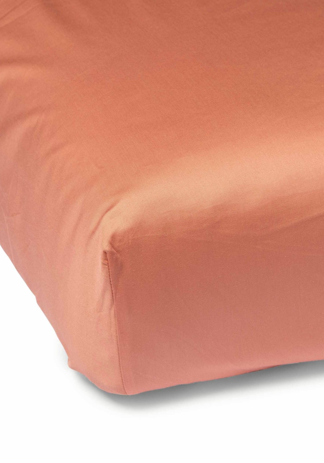 Storyfabrics Fixleintuch Satin Terrakotta