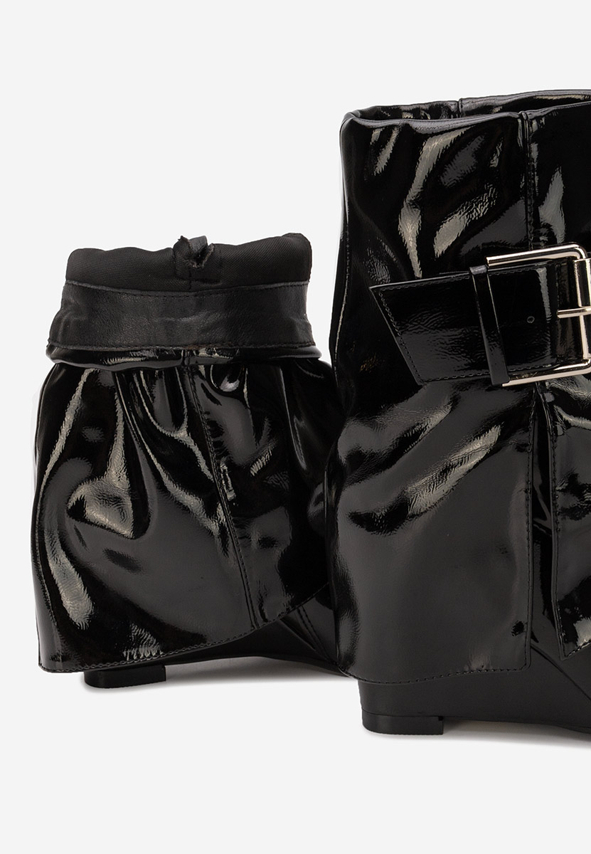 Bottines compensées noires Irinea V2