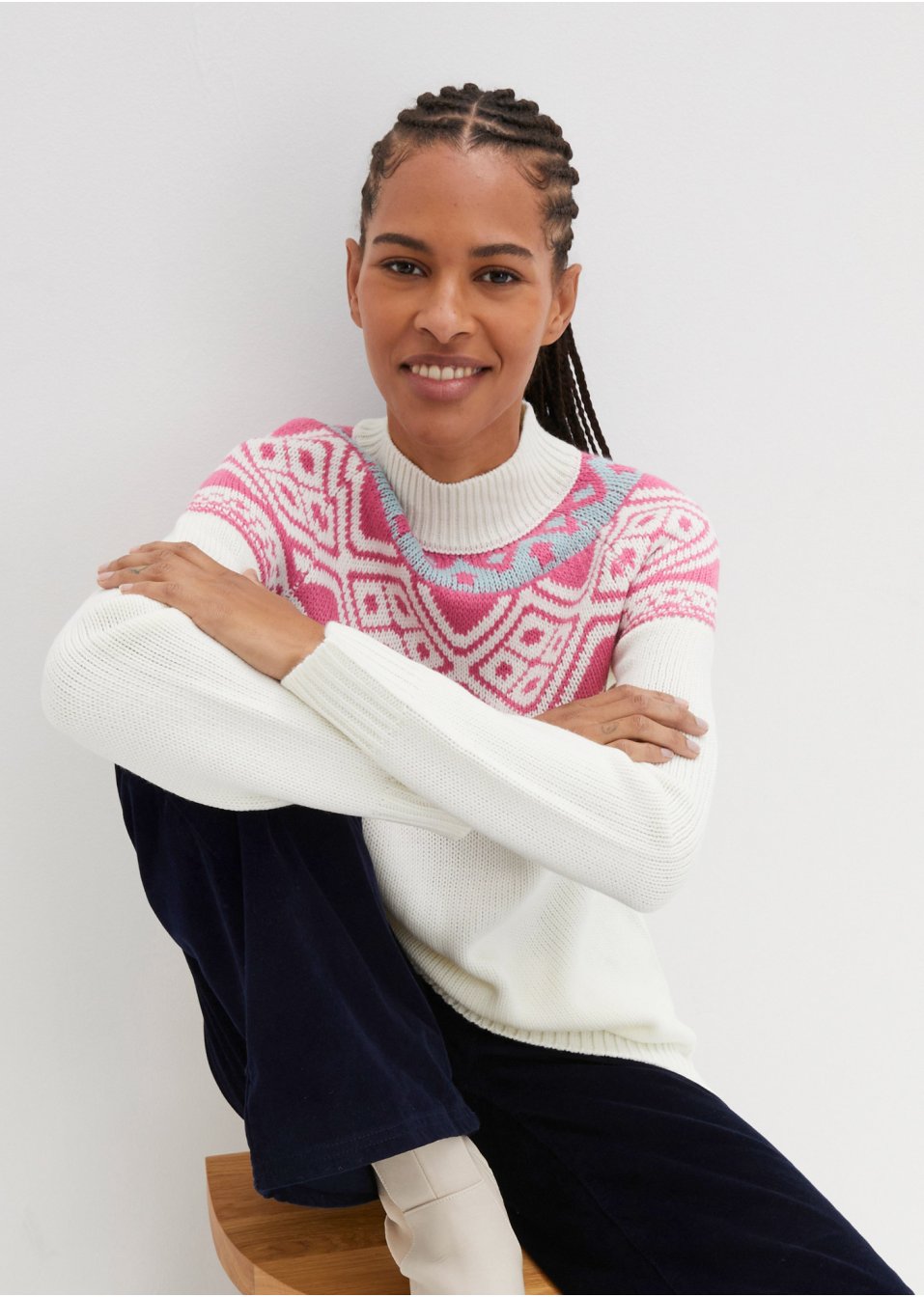 Pull norvégien avec fentes latérales