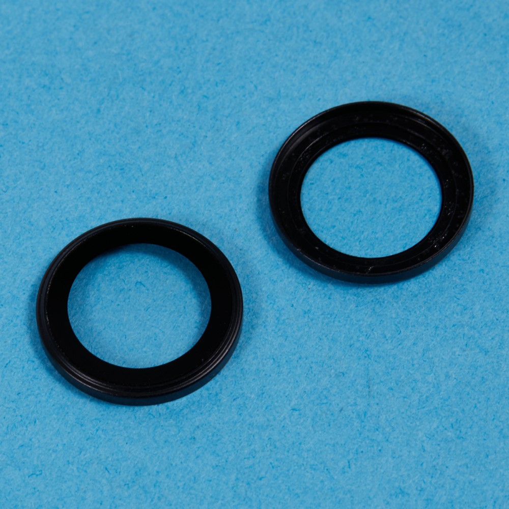 iPhone 16 / iPhone 16 Plus Kameraschutz Objektiv Ring Protector Abdeckung - Schwarz