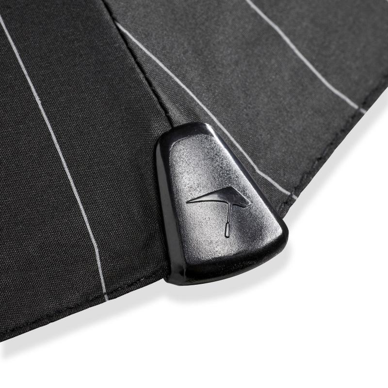 Senz° Mini Automatic Deluxe Opvouwbare Storm Paraplu Zwart Business