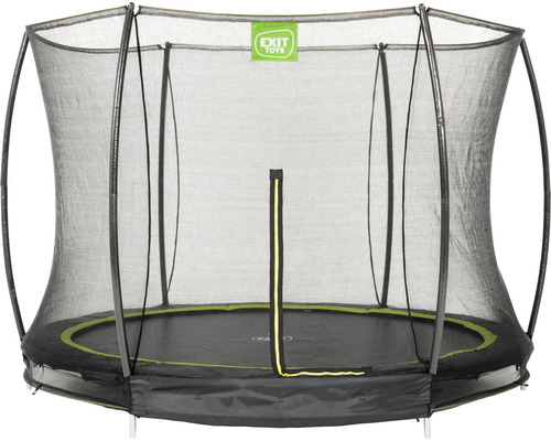 EXIT Silhouette Ground 305 zwarte inground trampoline