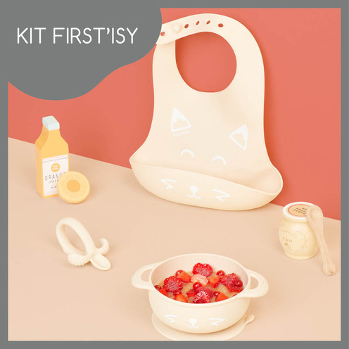 Coffret repas 6-12 mois 3 pièces FIRST'ISY renard beige - BABYMOOV