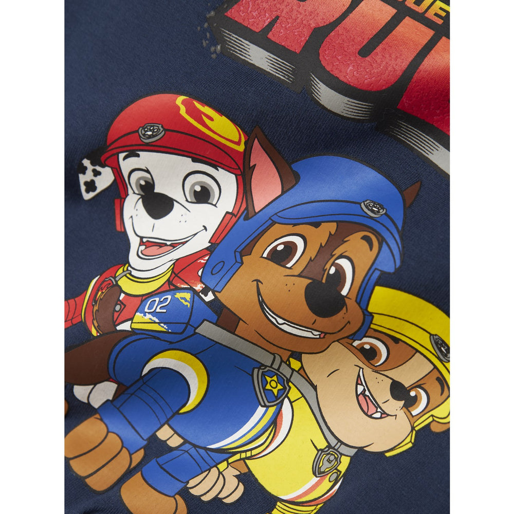 Køb Name It Insignia Blue Nmmsteffen Paw Nreg Sweat Bru Noos Cplg