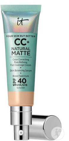 IT Cosmetics Your Skin But Better CC+ Natural Matte IP40 Light Tube Pompe 32ml