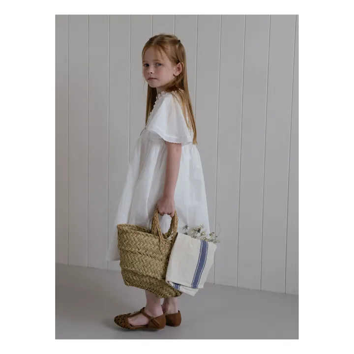 Louisiella Robe Flossie Brodée | Blanc