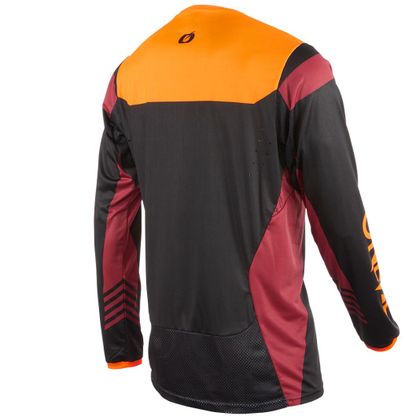 Maillot cross O'Neal ELEMENT HYBRID V.22 - BLACK RED ORANGE 2022 - Noir / Rouge