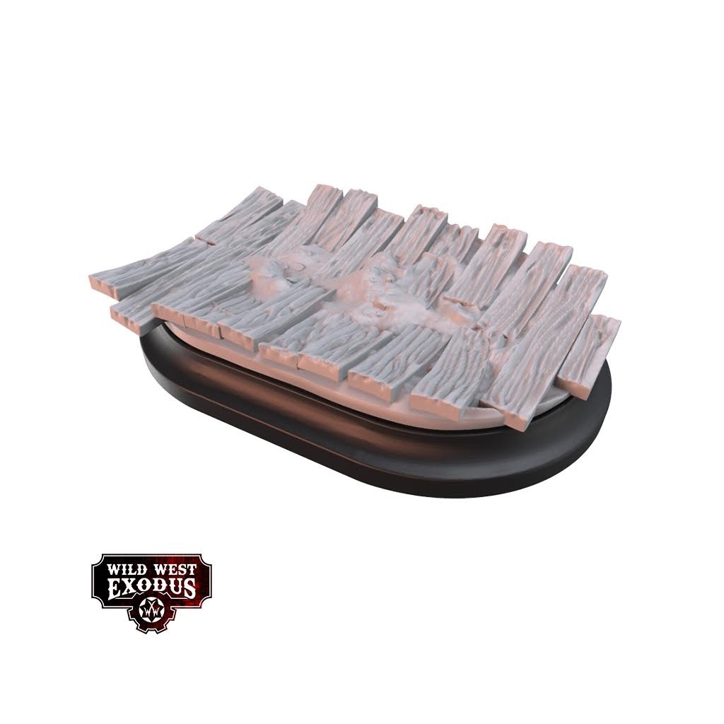 Wild West Exodus - Red Oak Medium Oval Base Topper Set