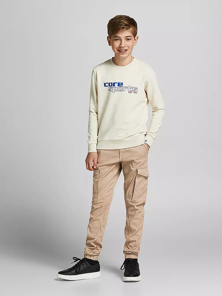 JACK & JONES Jungen Cargohose JPSTPAUL JJFLAKE beige