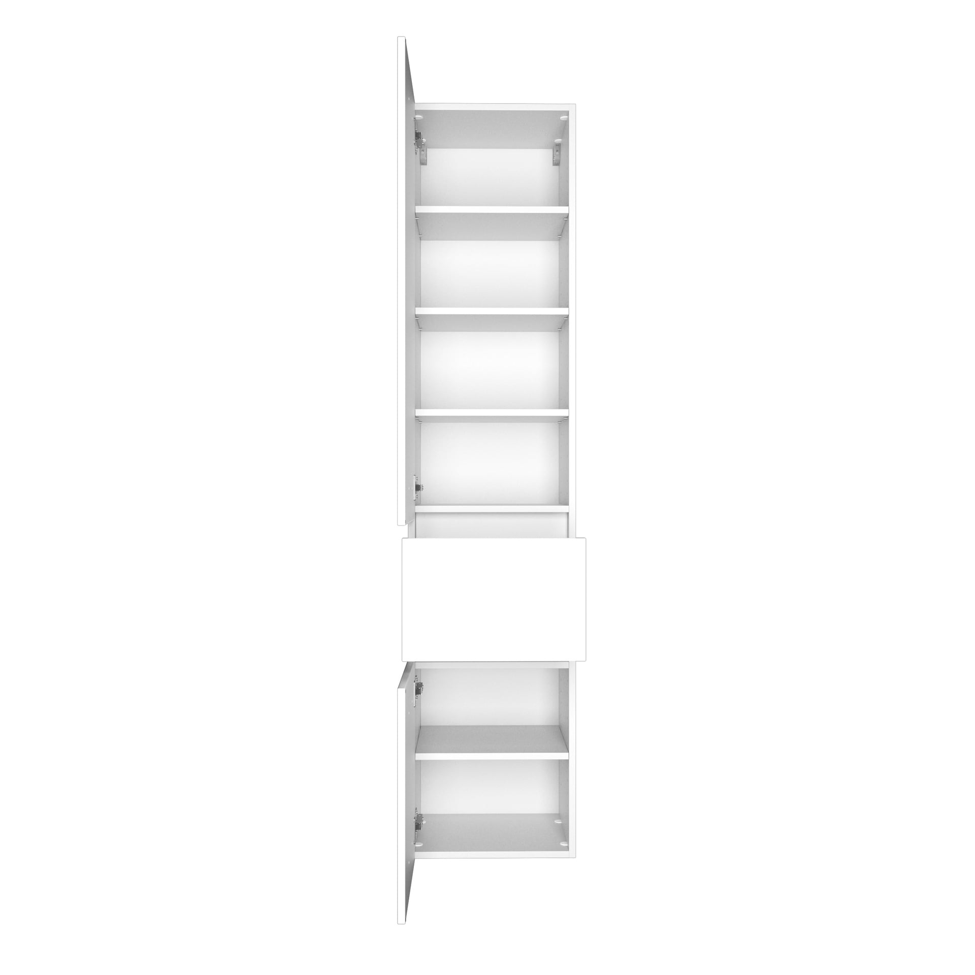 Seitenschrank Bregenz weiß B/H/T 40x180x35 cm