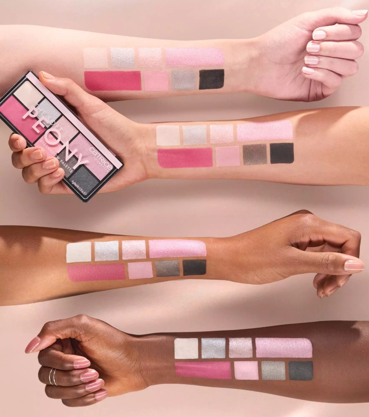 Catrice - Paleta de sombras The Soft Peony