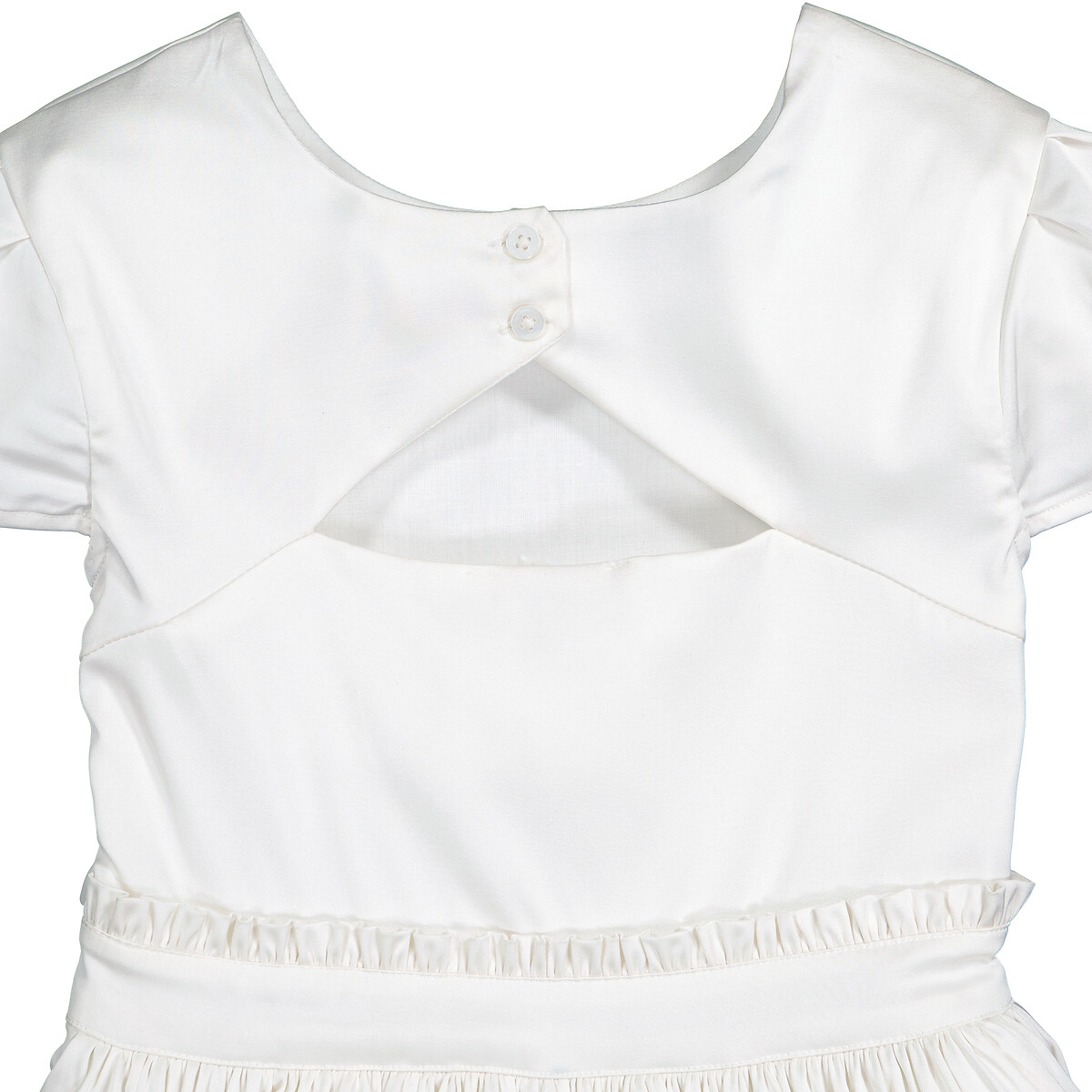 COLEÇÃO LA REDOUTE<br>Vestido longo de cerimônia, mangas curtas
