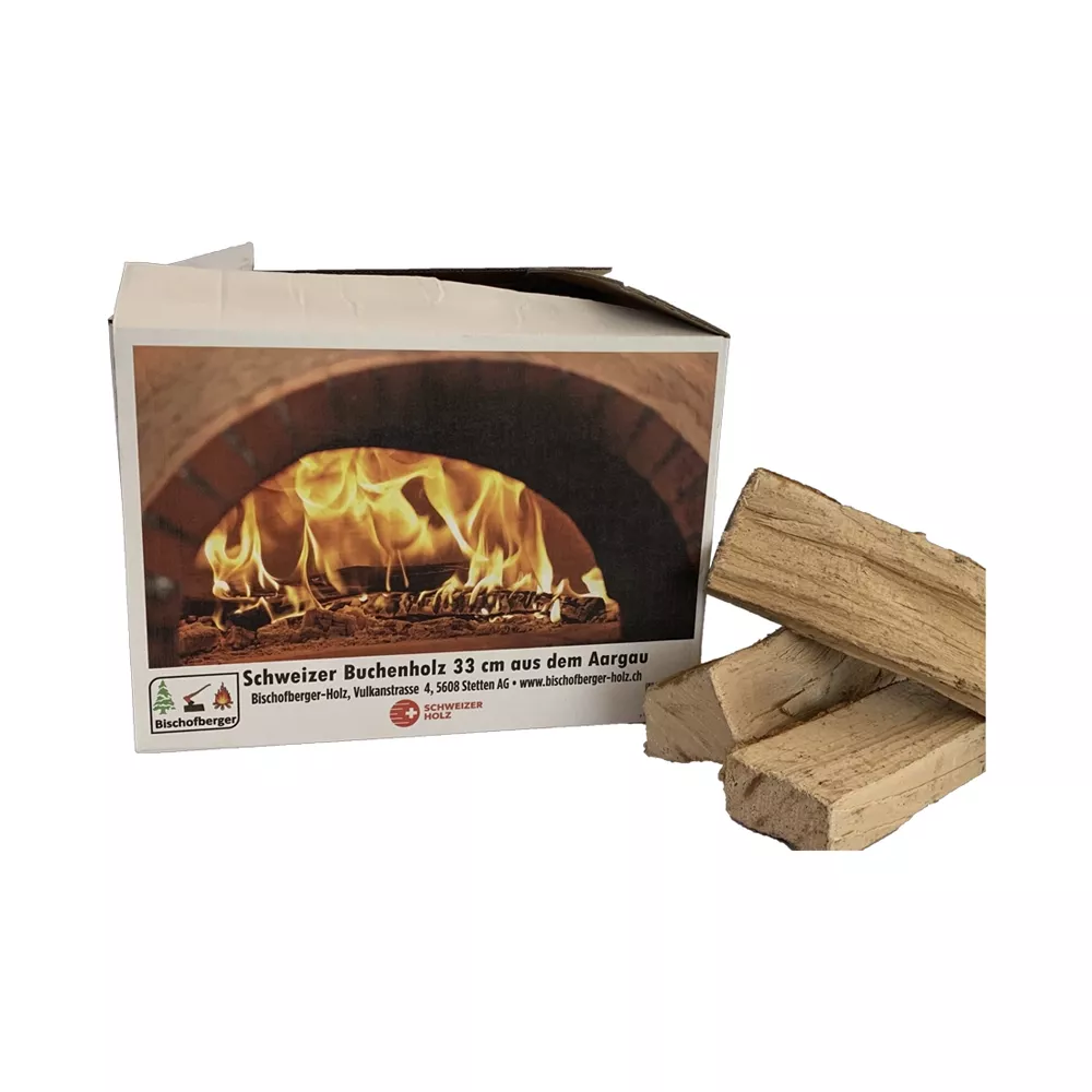 Bischofberger Schweizer Buchenholz 33cm / 15 kg
