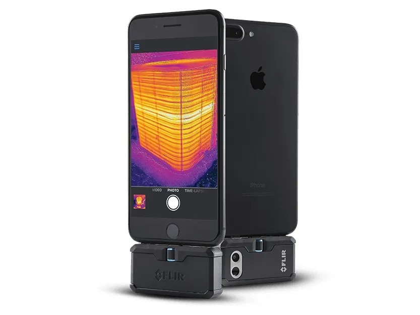 FLIR One Pro - iOS - Termisk og visuelt lys kamerakombomodul - kan sættes til smartphone