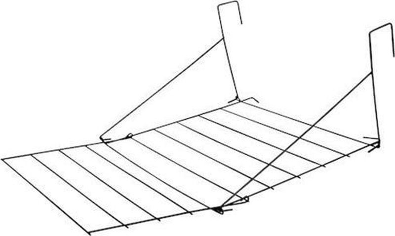 Droogrek - 6M - Zwart - Hangrek - 59 x 75 x 30 cm