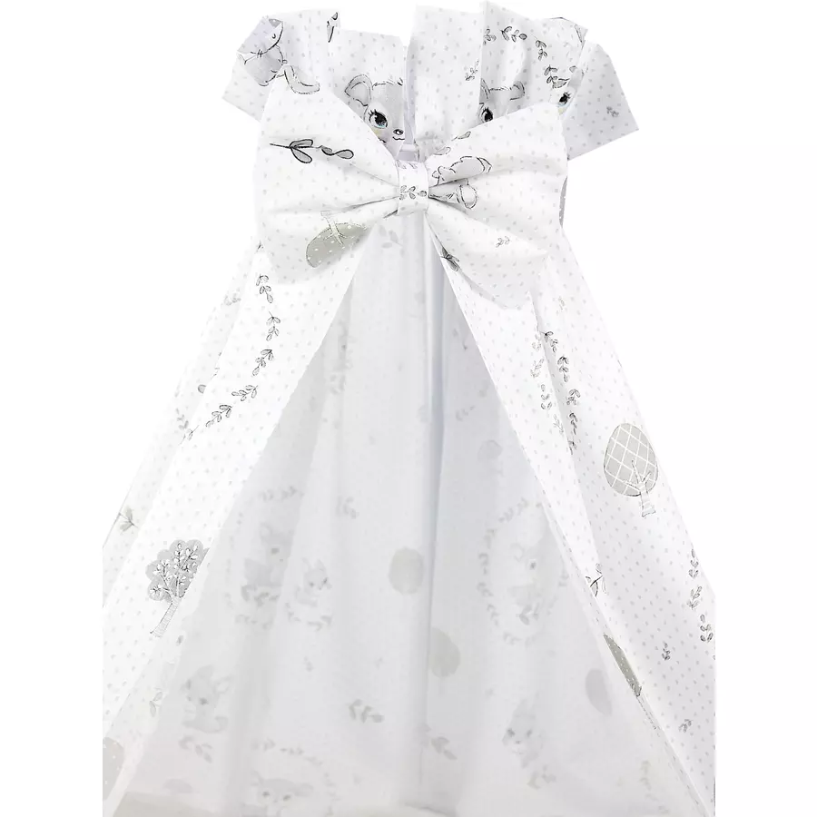 TupTam Babybett Himmel mit Schleifchen weiß Modell 1