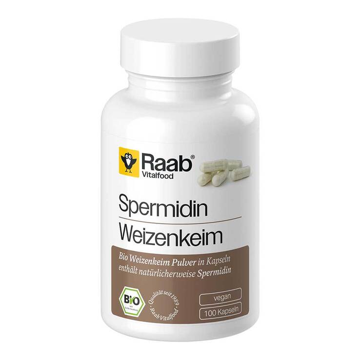 Raab Vitalfood Spermidin Bio Kapseln, 100 St