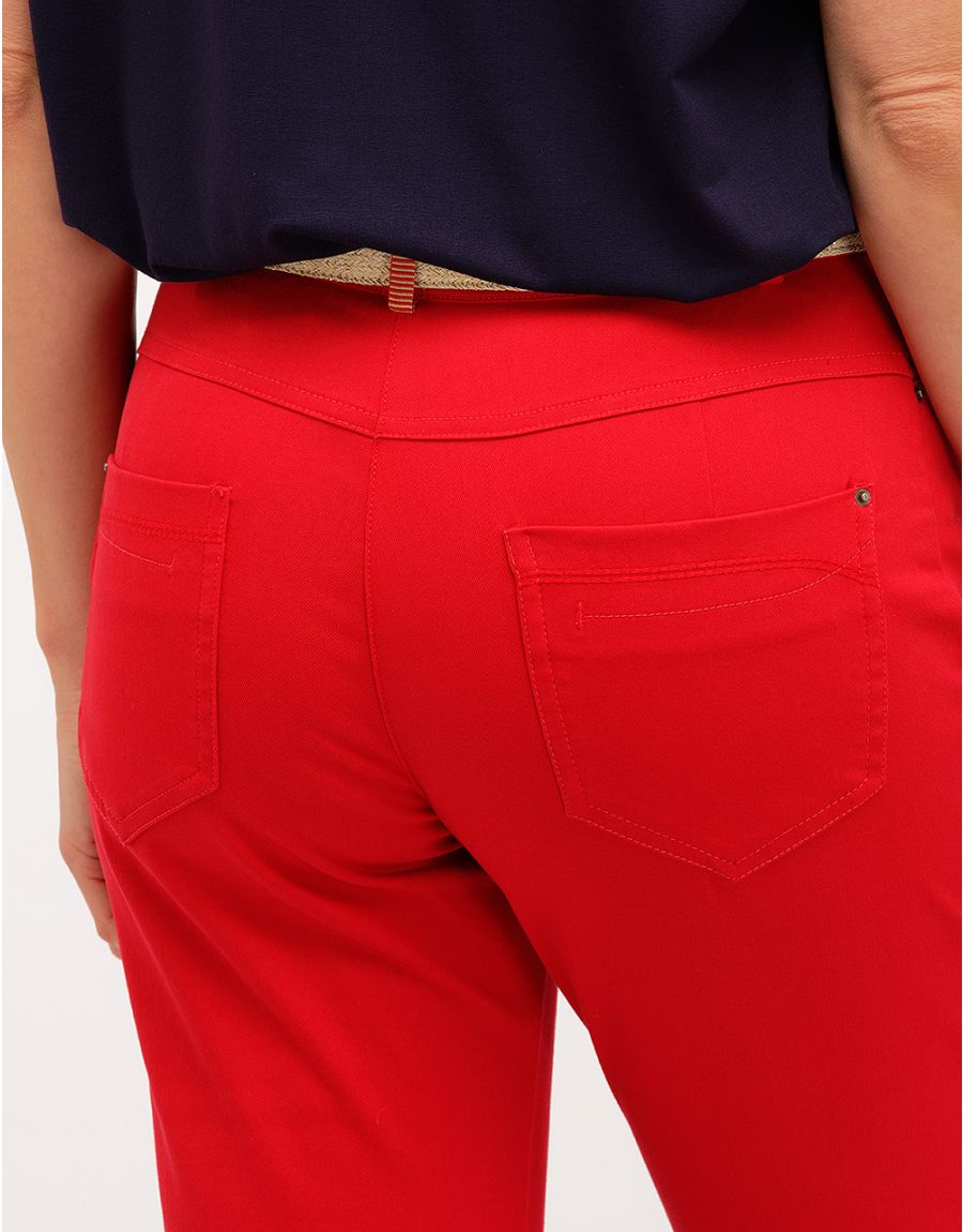 Pantalon 7/8ème rouge