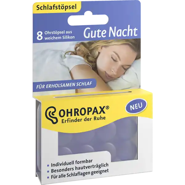 Ohrstöpsel Gute Nacht