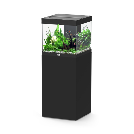Ensemble aquarium Tower 120 l. Led équipé Noir L.49.9 P.50.1 H.48.7cm