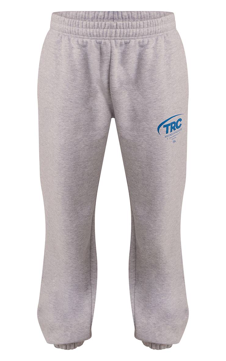 Gris Cendré Pantalon De Jogging En Molleton De Coton Avec Bas Resserrés Run Club