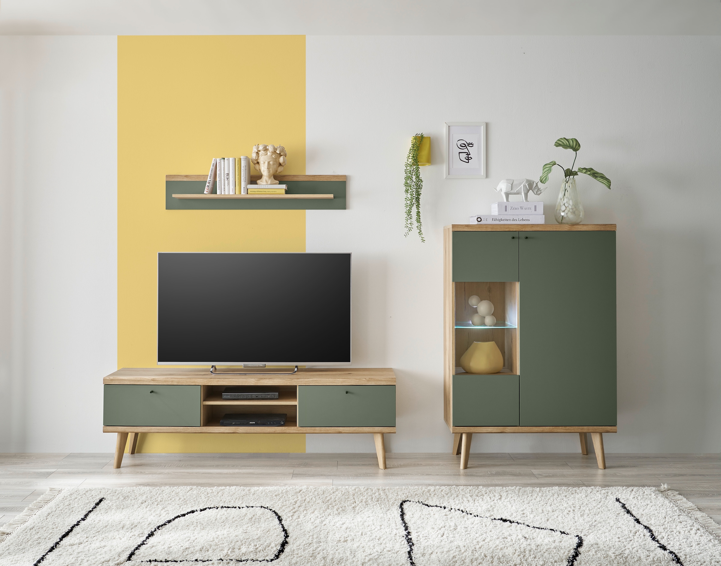 INOSIGN Wandboard »MAVAS« in moderner Trendfarbe, Breite 107 cm