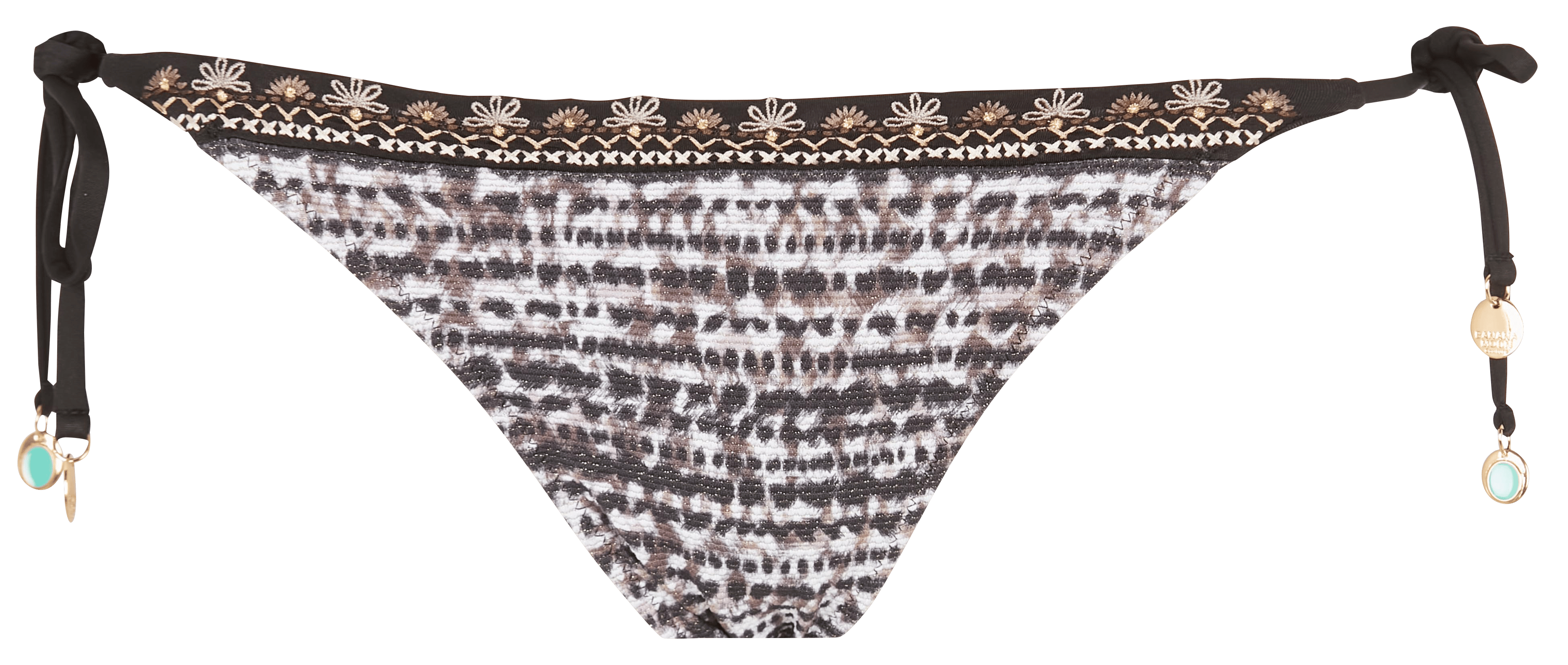 BLIKA CACAO - Bas de maillot de bain imprimé | Noir