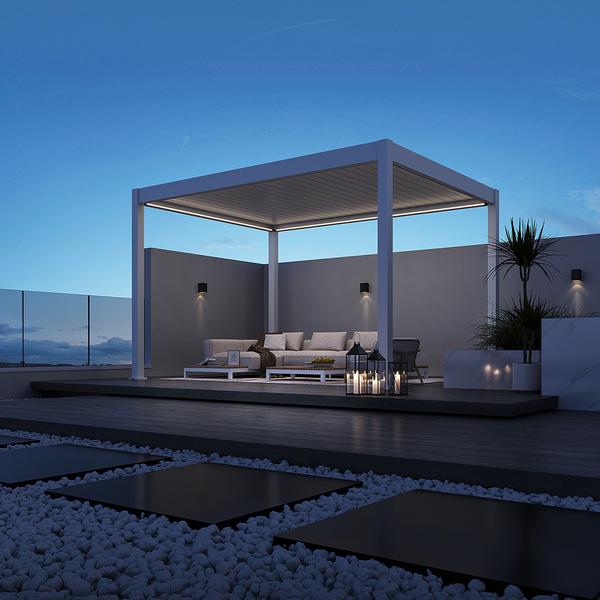 Weide Pergola LED E-Deluxe 3x4, ca.