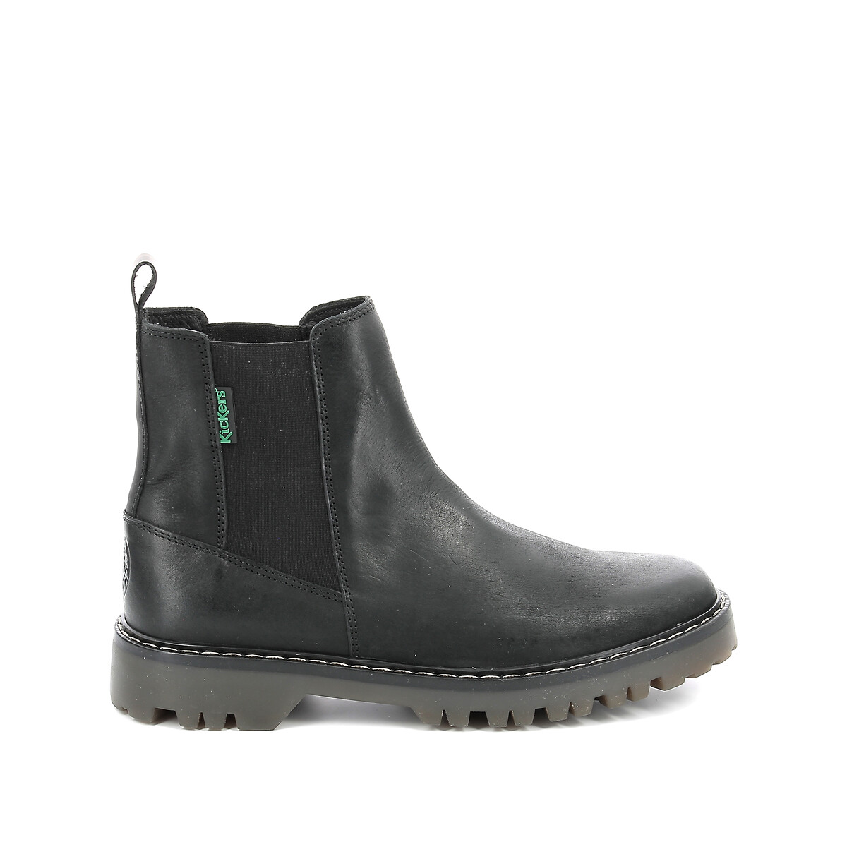 KICKERS<br>Botas Chelsea de couro Deckfit