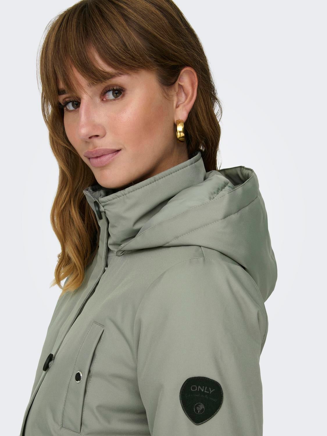ONLMIE Langer Parka Shadow