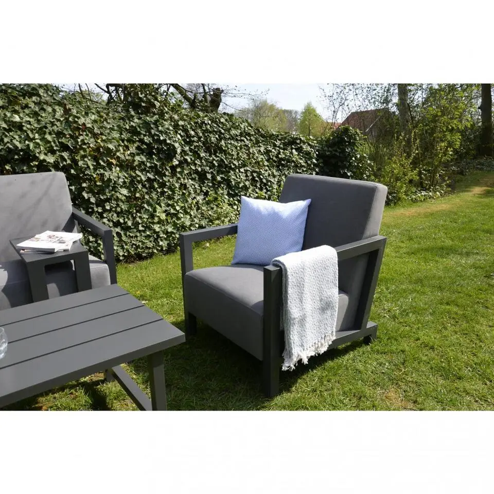 Les - Loungestoel Verona - antraciet