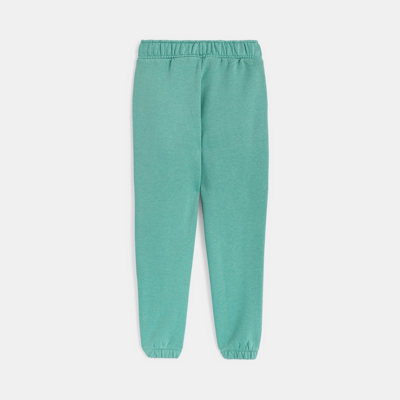 Pantalon de jogging uni vert fille