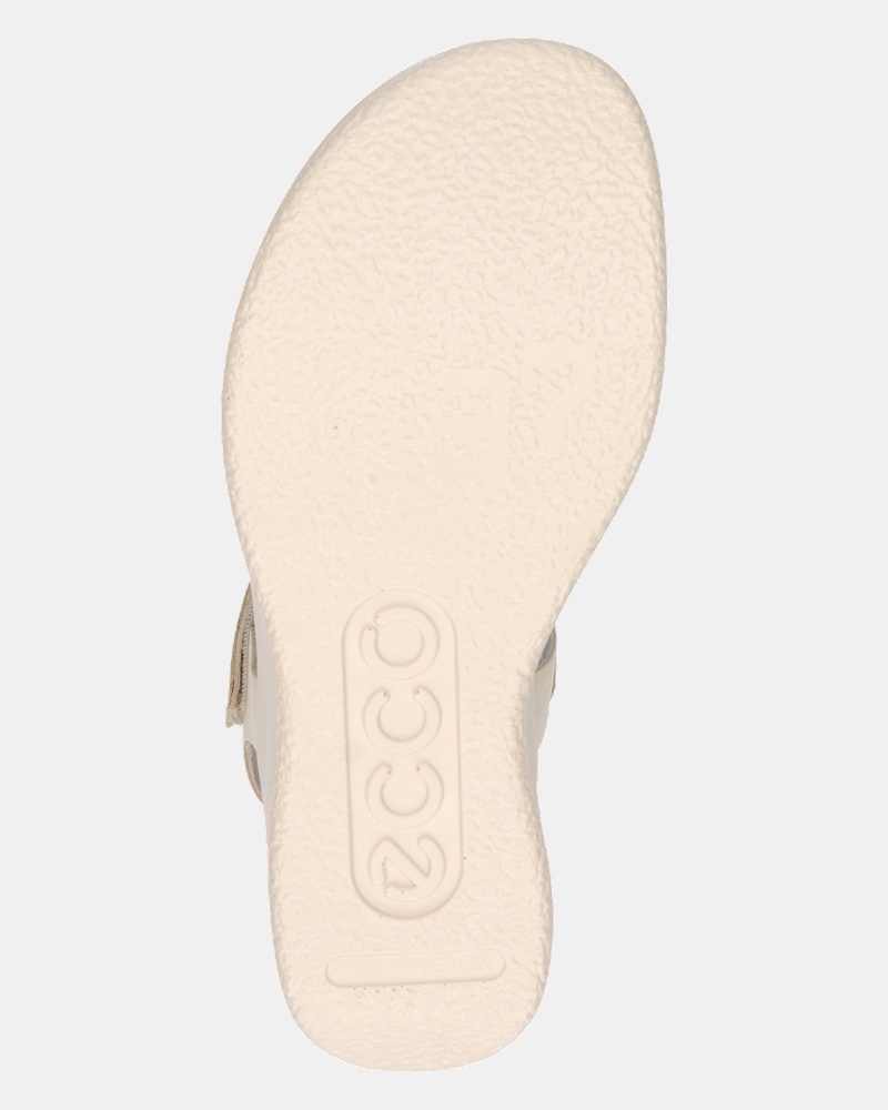 Ecco Flowt Wedge LX Sleehak  - ecru