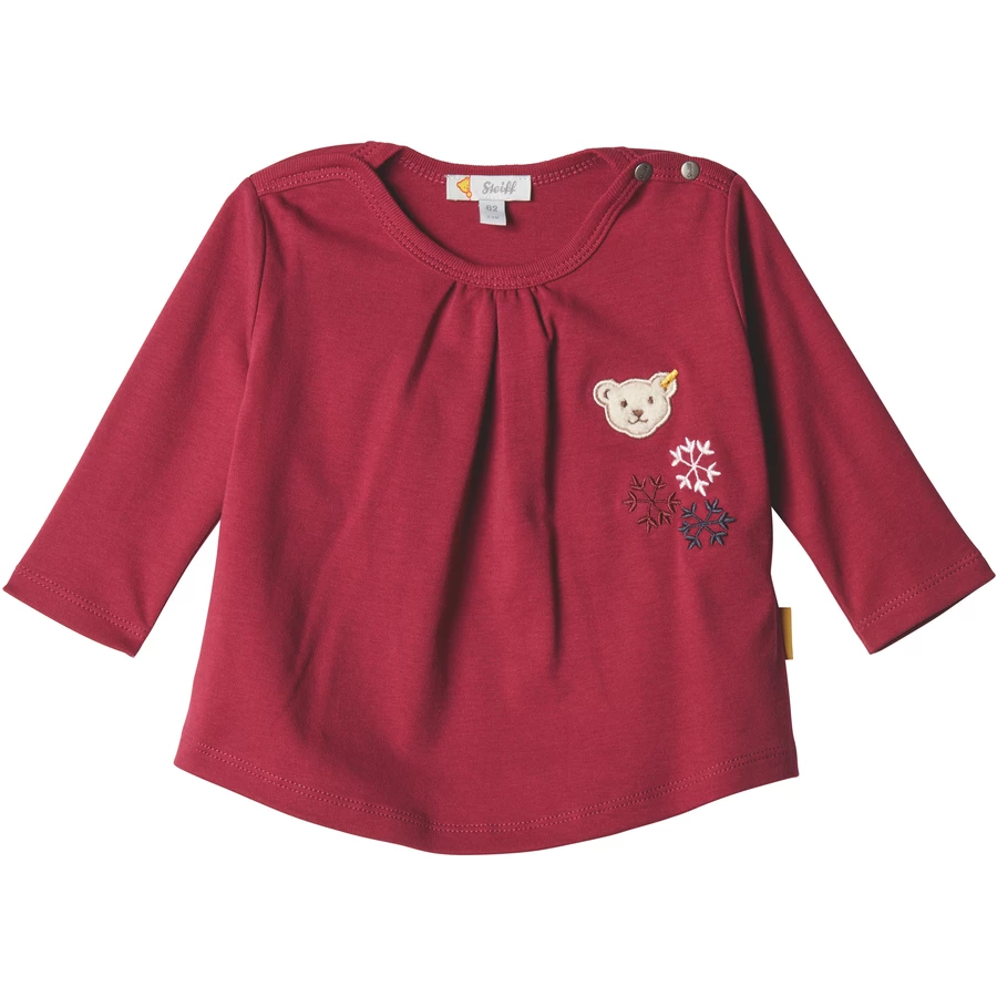 Steiff Girls Langarmshirt, beet red