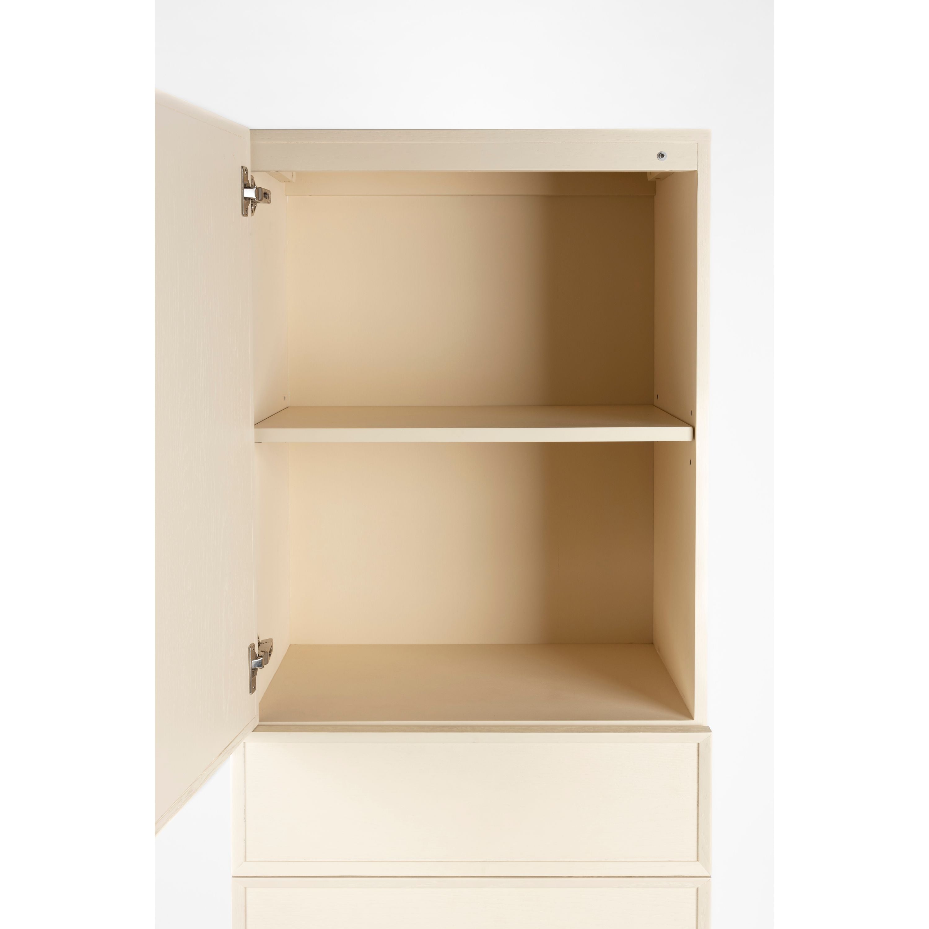 Zuiver June Opbergkast - 3 Lades - Beige