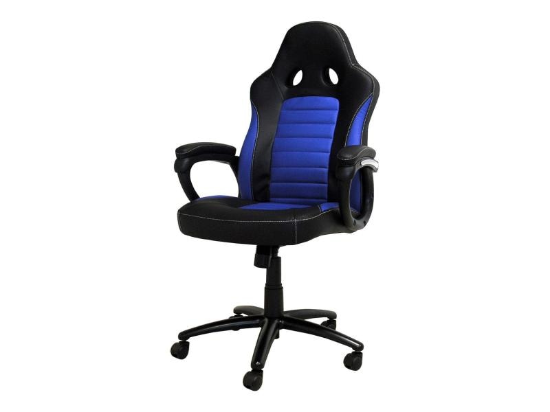 Racing Chairs Gaming-Stuhl CL-RC-BBL Blau/Schwarz Besonders bequemer Computersessel