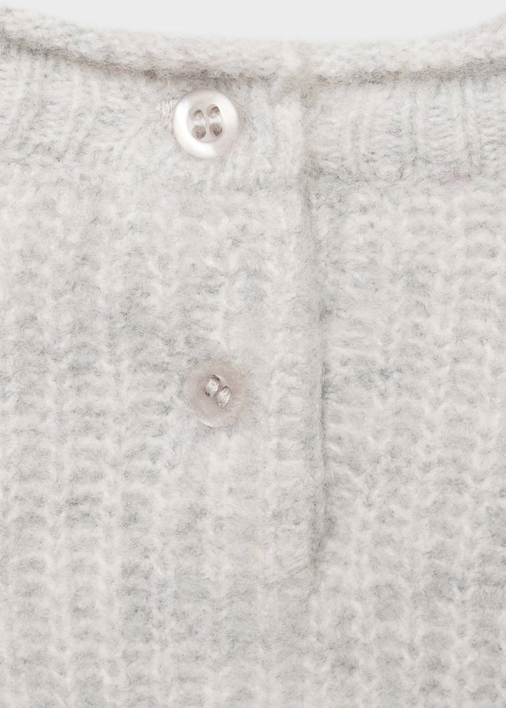 Mango Kids trui lichtgrijs gebreid