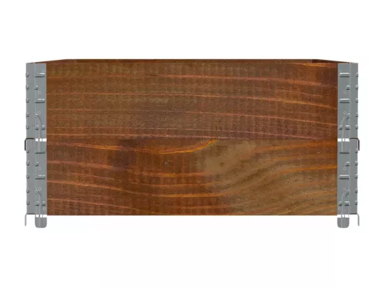 Jardinière bac lit surélevé bois marron 120 x 80 x 41 cm 02_0037410
