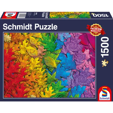 Schmidt Spiele Puzzle - Bunter Blätterwald, 1500 Teile
