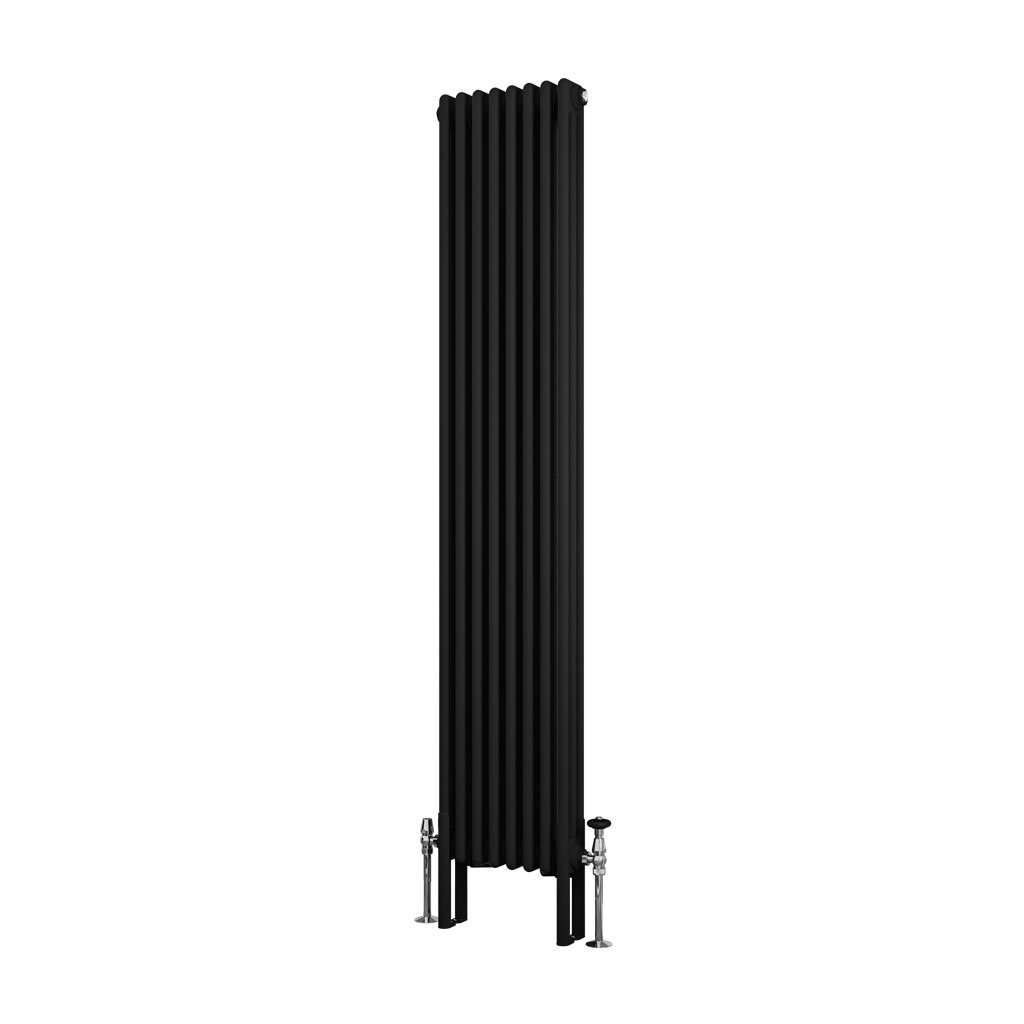 Eastbrook Imperia 3 koloms radiator 40x180cm 2099W zwart mat