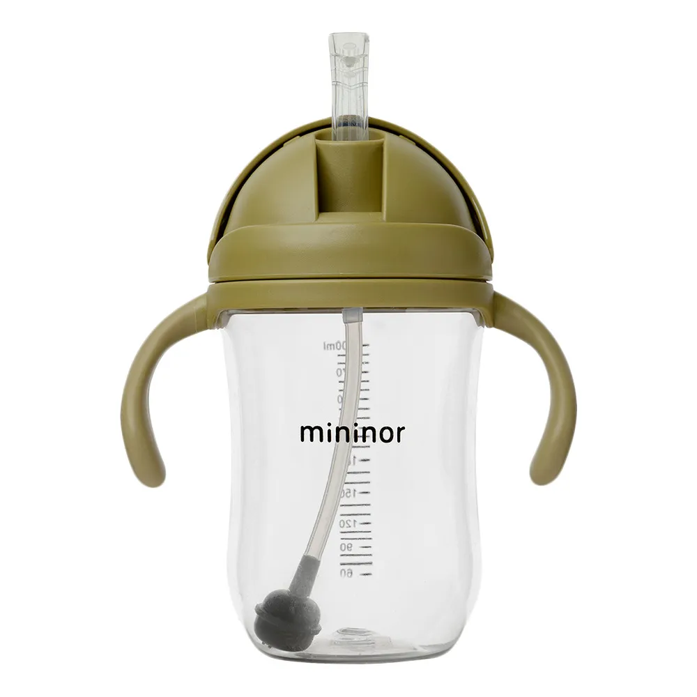 Mininor sugerørskop Mosgrøn - 330 ml.