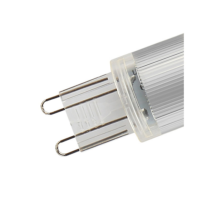 Lot 2 ampoules LED Capsule G9 470lm 3.8W = 40W Ø1.8cm Diall blanc chaud