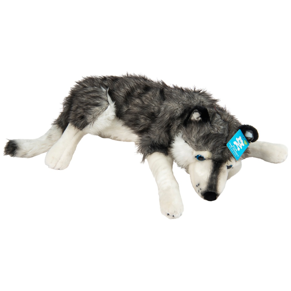 70 cm großes Plüschtier: Ellie, der Huskyhund