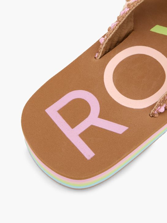 ROXY Pantoletten-Zehentrenner multicolor
