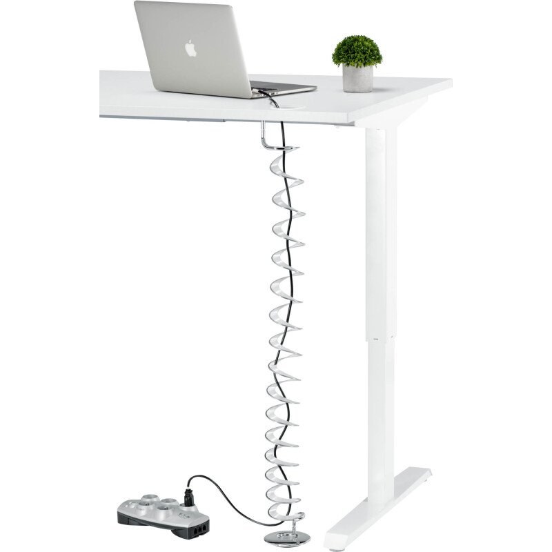 Goulotte passe-câbles verticale extensible universelle de 68 à 110 cm