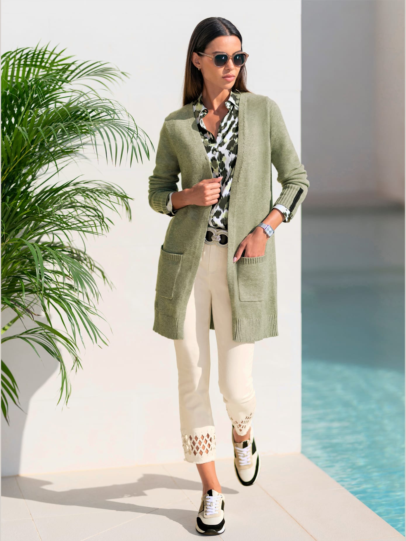 Veste en tricot tendance : pas de fermeture