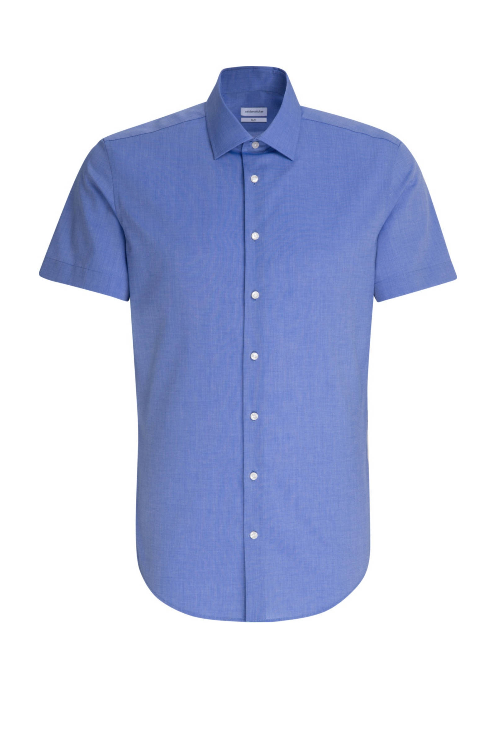 Seidensticker slim fit overhemd blauw
