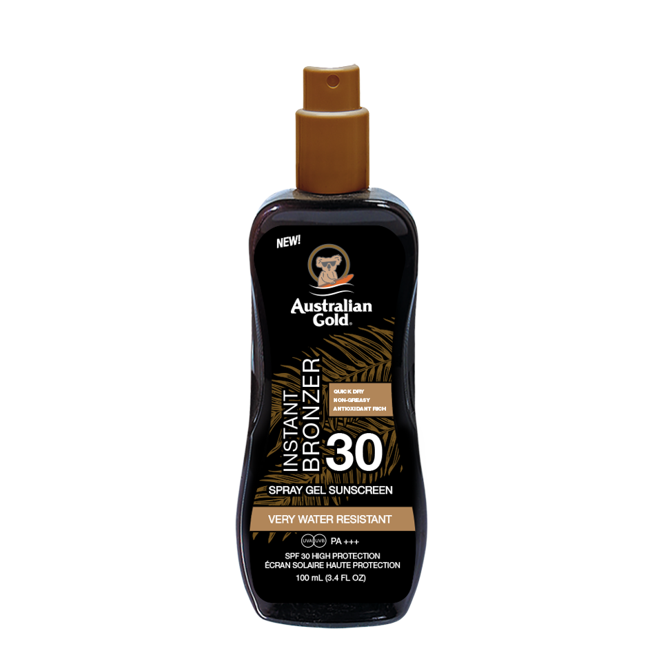 Australian Gold - Instant Bronzer Spray Gel 100 ml - Solcreme