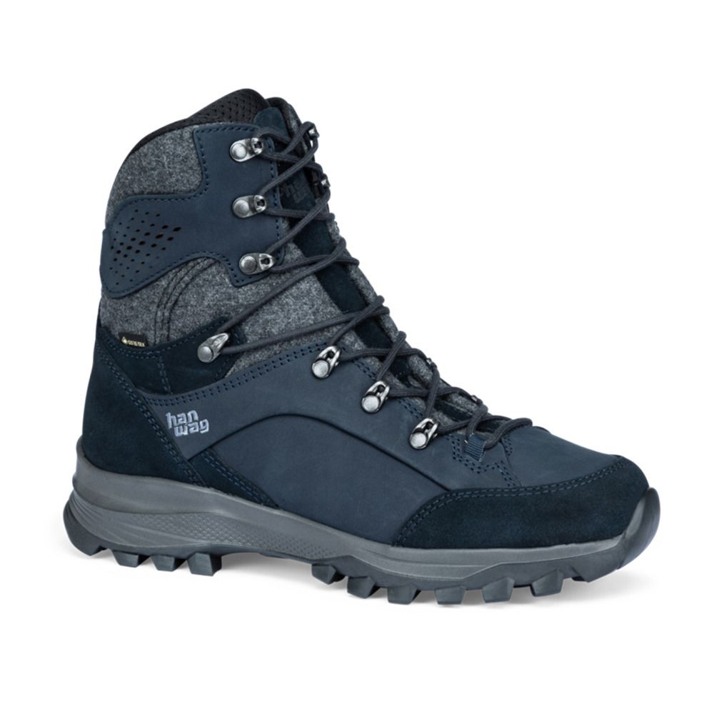 Hanwag BANKS WINTER LADY GTX - Chaussures randonné Femme navy/asphalt