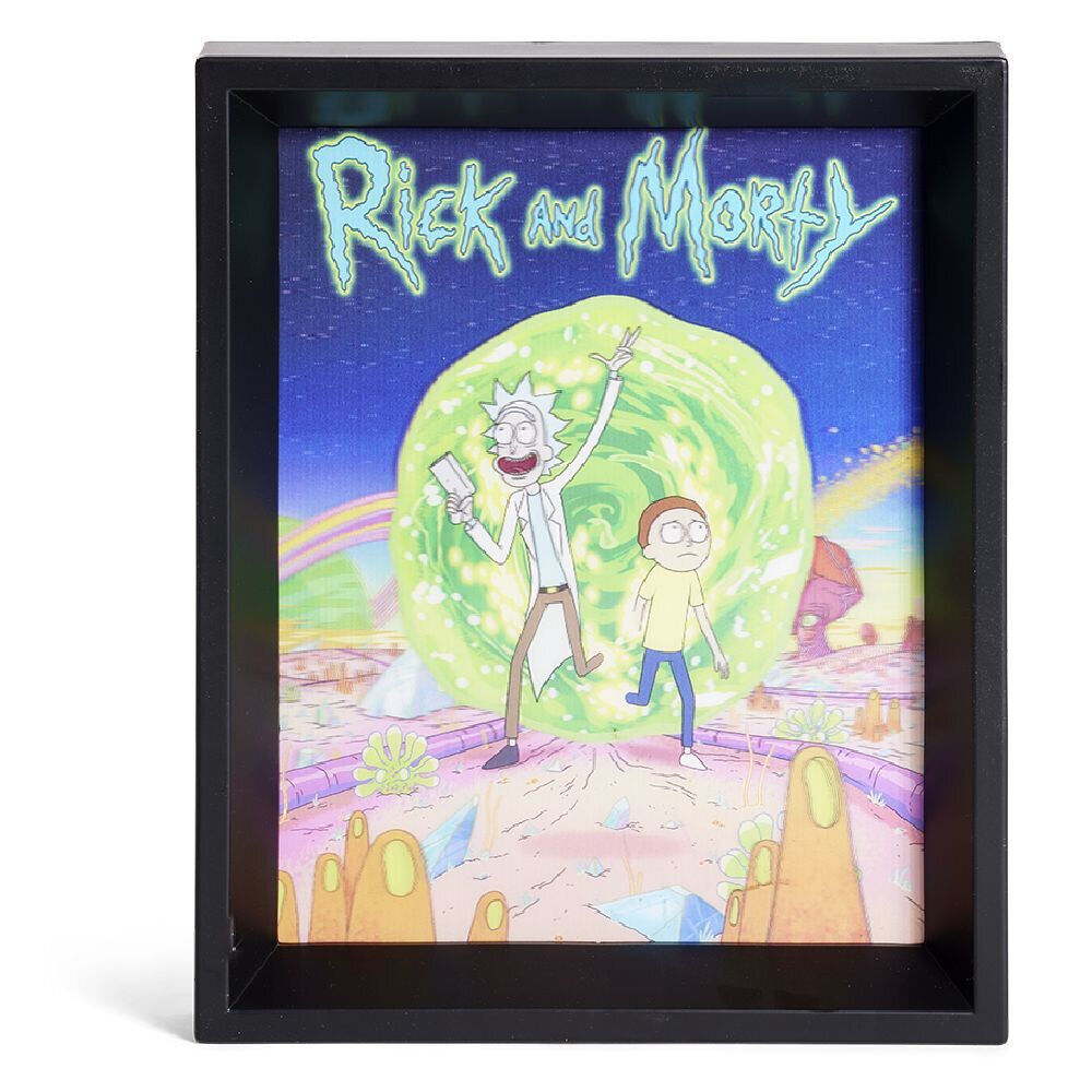 Cadre avec poster effet 3D Rick et Morty - 24x29cm